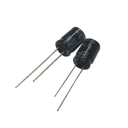Конденсатор 25V 220uF 6*12