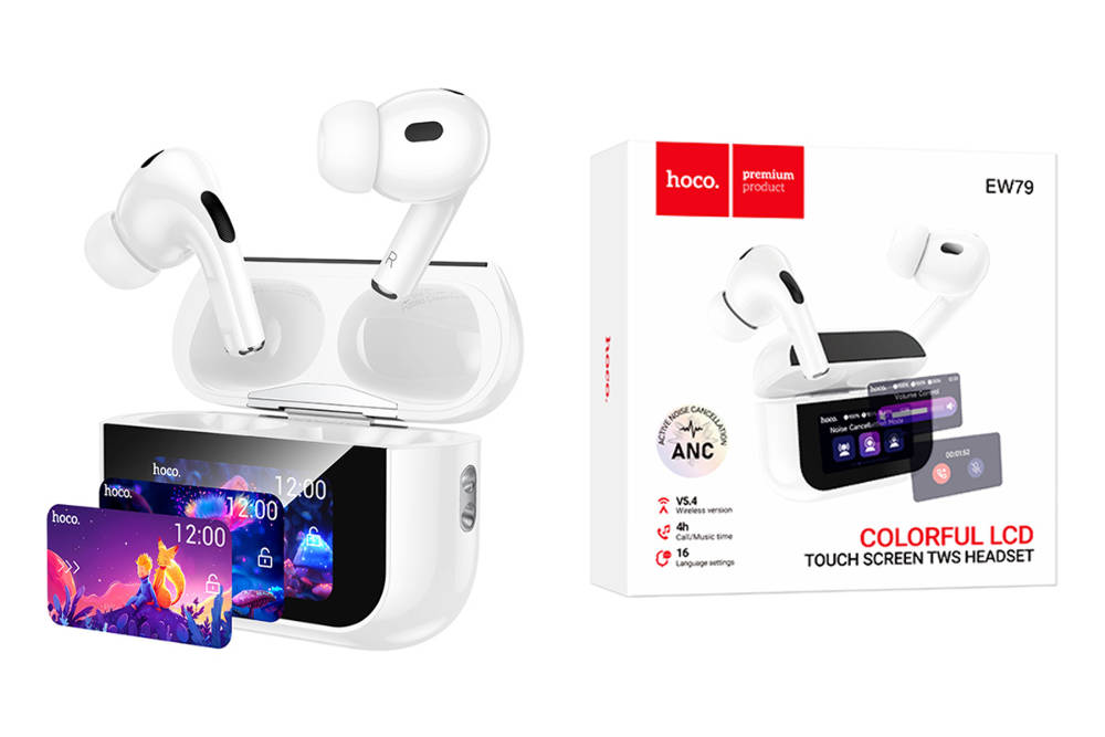 Наушники вакуумные беспроводные HOCO EW79 True wireless stereo headset (белый)