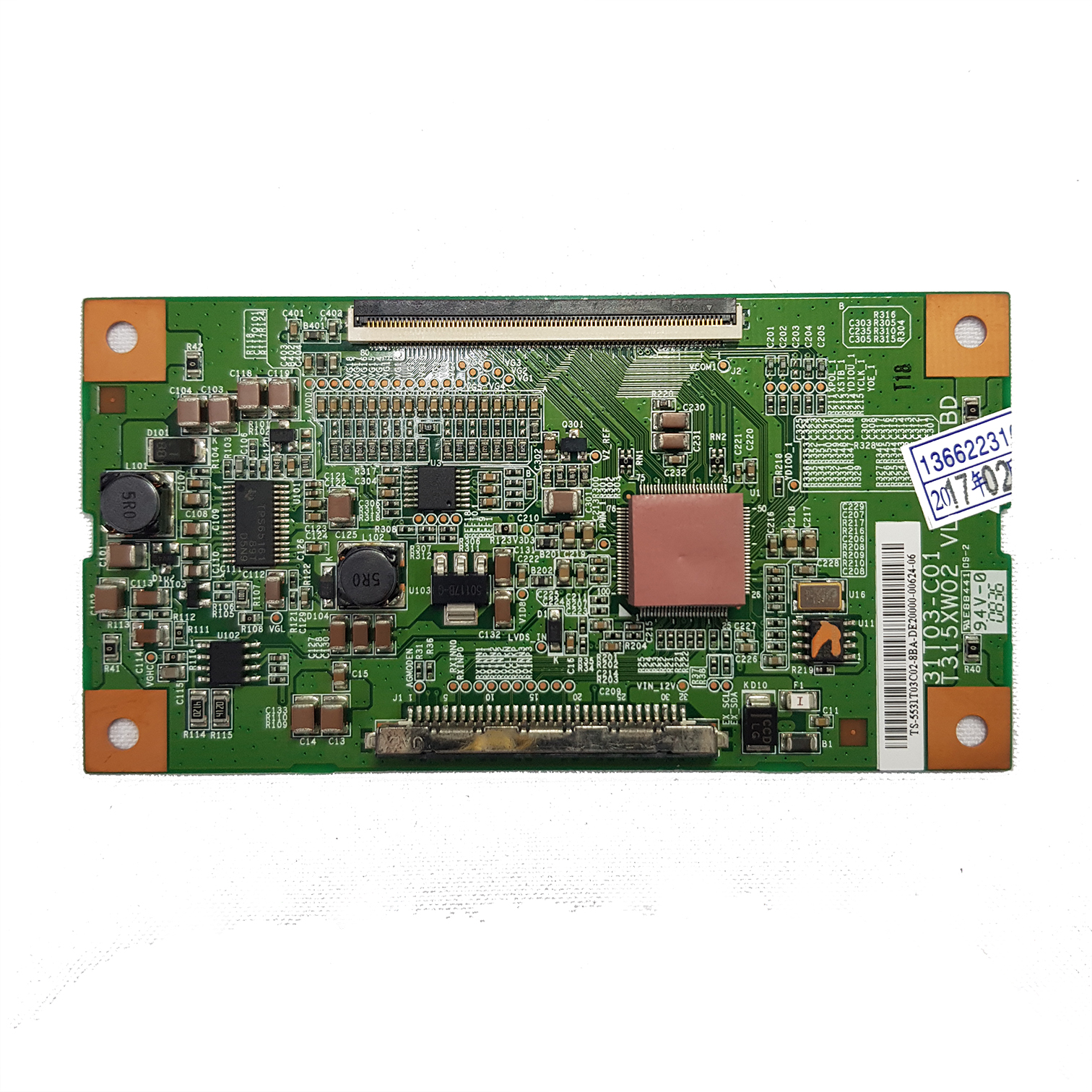 Плата T-Con T315XW02 VL 31T03-C01 телевизора Samsung LE32A451C1, Samsung LE32A450, Samsung LE3