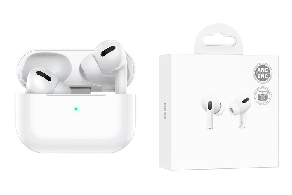 Наушники вакуумные беспроводные HOCO EW68 true wireless BT headset ANC (белый)