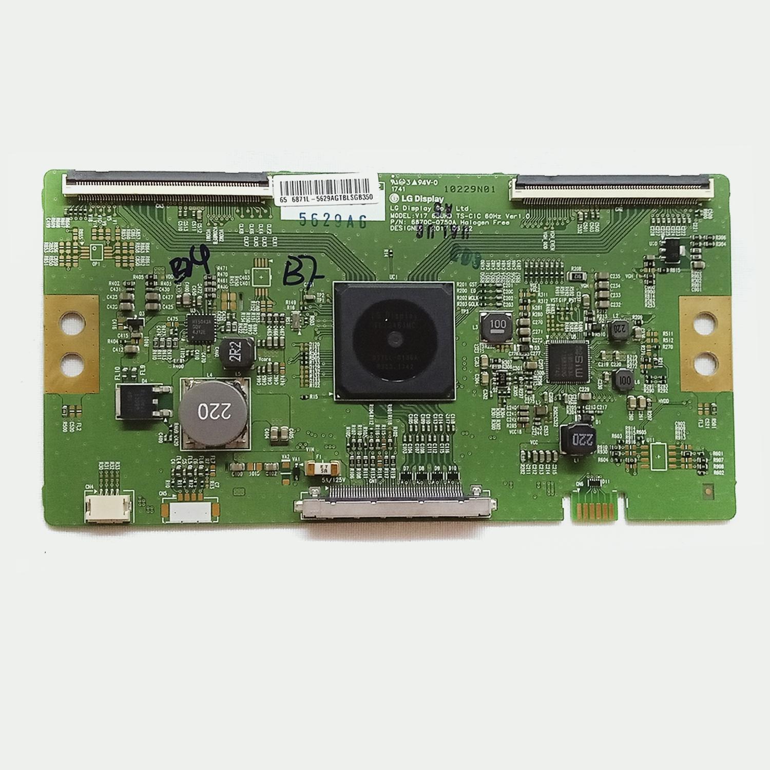Плата T-Con 6870C-0750A телевизора LG 65UJ634V-ZD