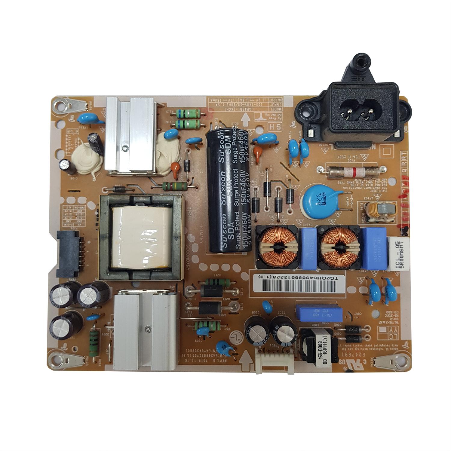 Блок питания EAX66822701 (1.5) телевизора LG 43LH541V-ZD б/у