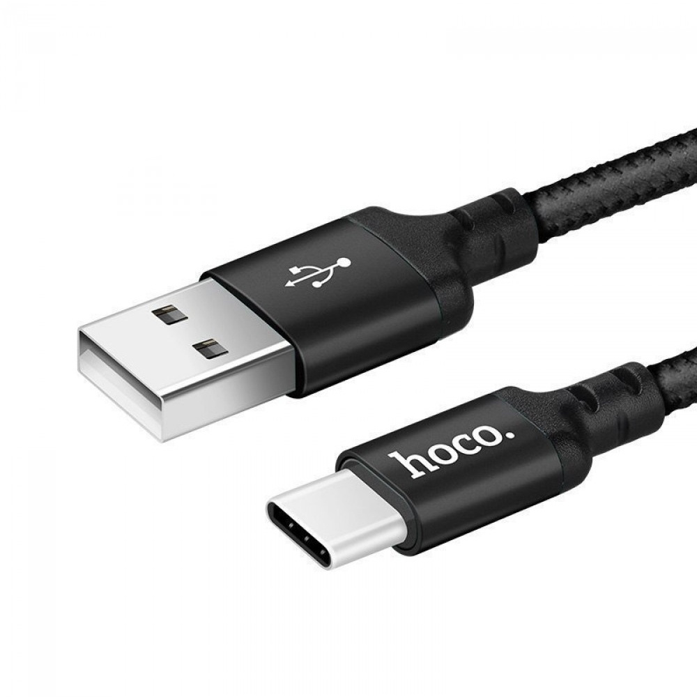 Кабель Hoco X14 Type-C - USB черный, 1м