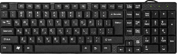 Клавиатура Defender Accent SB-720 RU B (черн.), USB