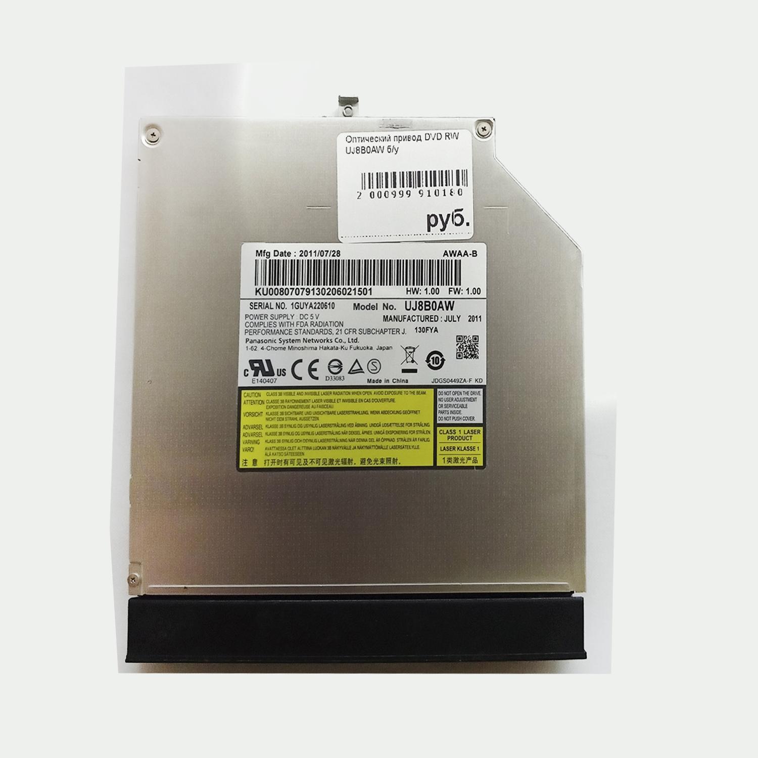 Оптический привод DVD RW UJ8B0AW б/у