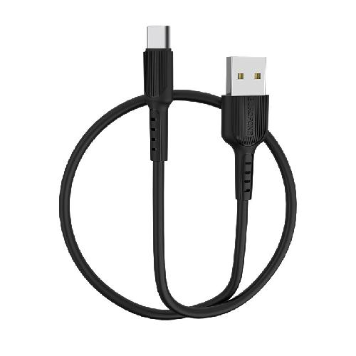 Кабель Type-C - USB Borofone BX16 черный, 1м