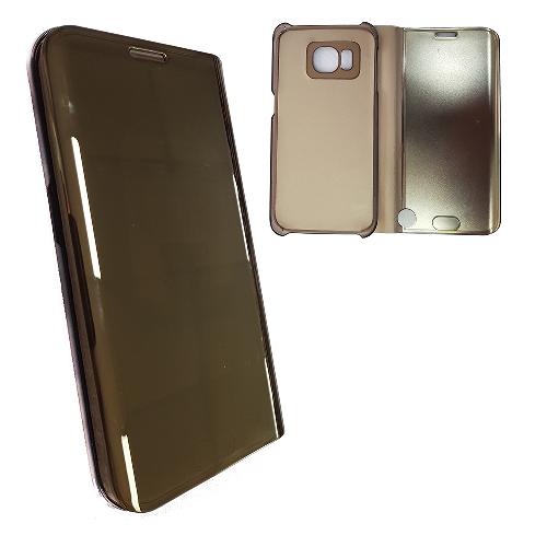 Чехол-книжка телефона Samsung G925 Galaxy S6 Edge пластик (зеркальная крышка)
