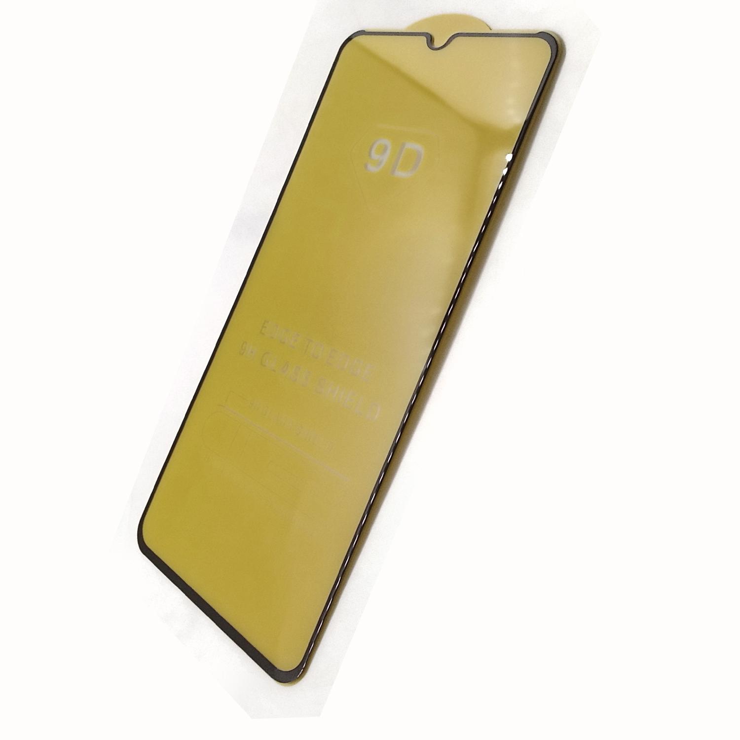 Защитное стекло телефона Huawei Honor X6 черное полное покрытие