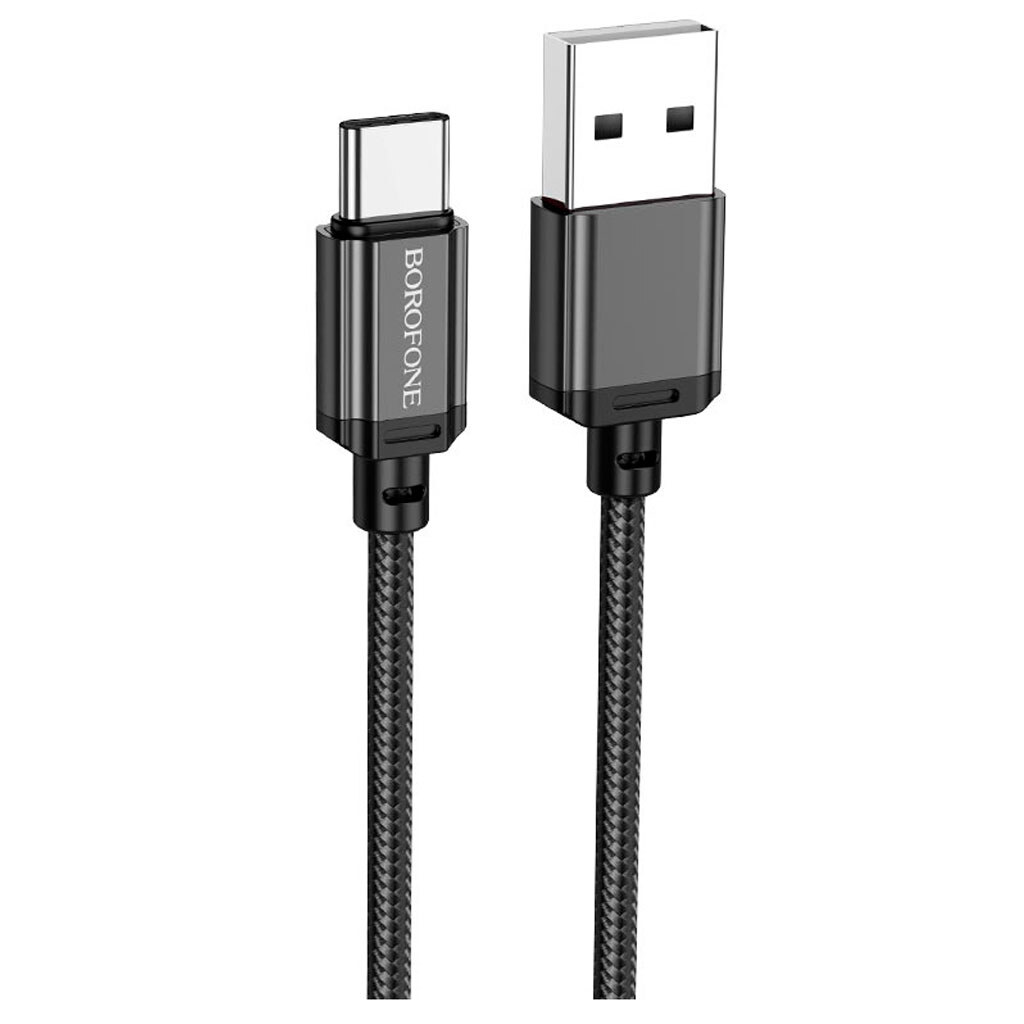 Кабель USB - Type-C BOROFONE BX87, 3A (черный) 1м