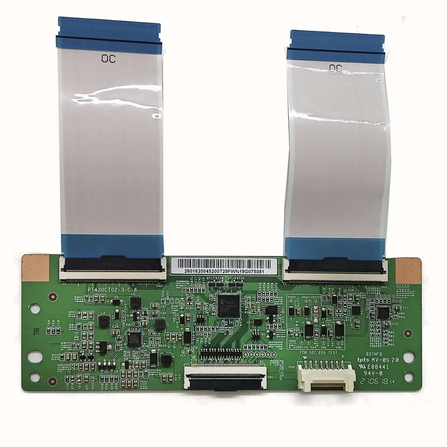Плата T-Con PT430CT02-3-C-6 телевизора Samsung LE43T5202AU