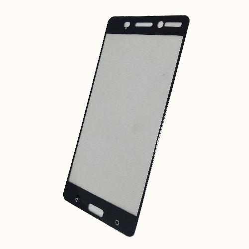 Защитное стекло телефона Nokia 6 3D (тех упак) черное