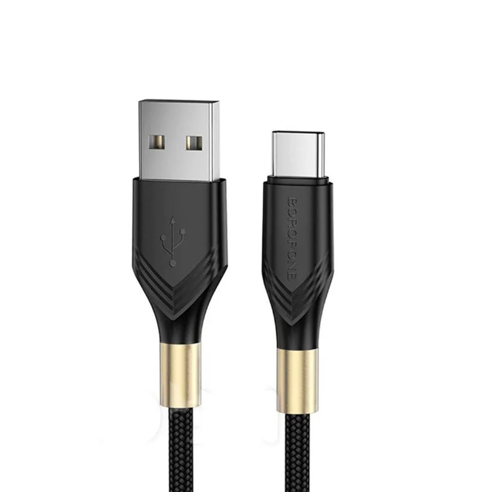 Кабель USB - Type-C BOROFONE BX92 (черный) 1м