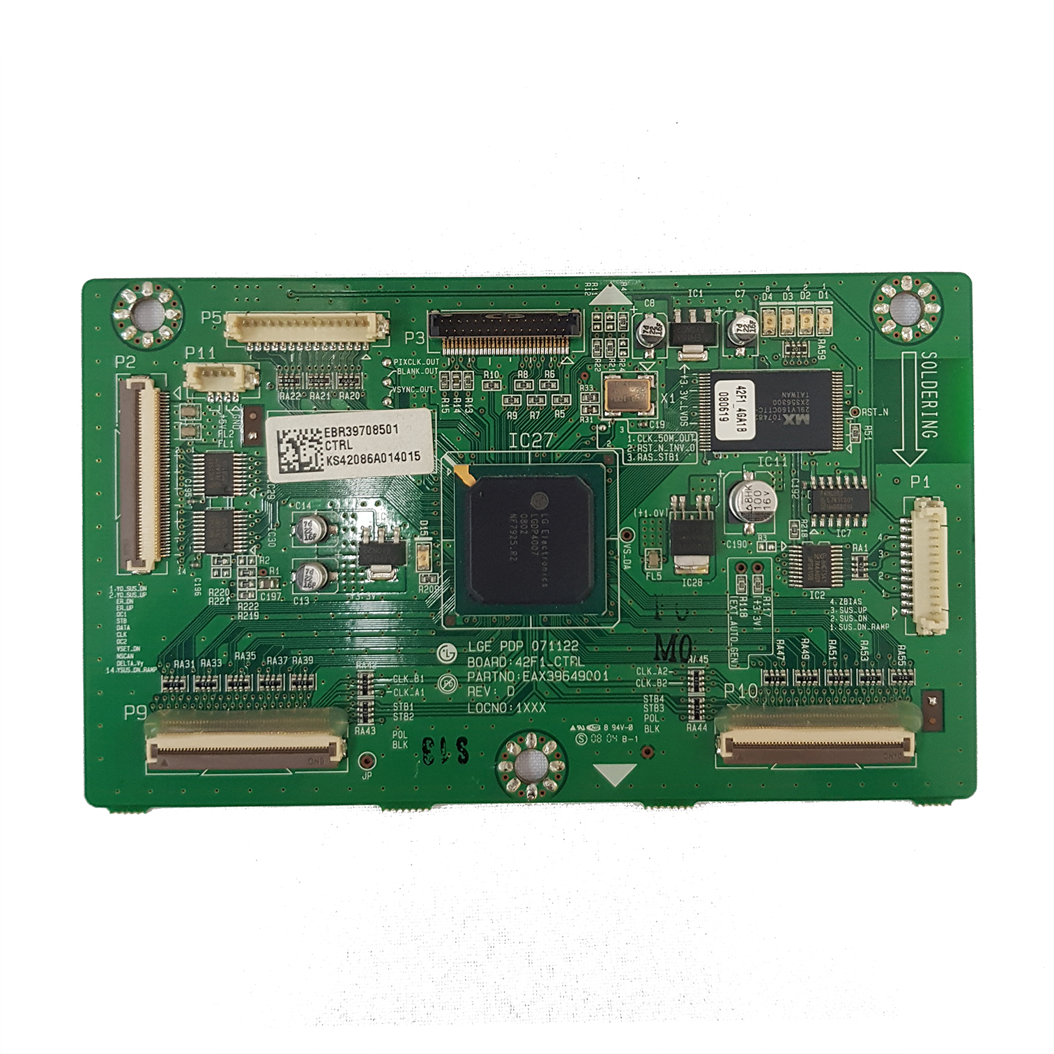 Плата T-Con PDP42F1 EAX39649001 EBR43992101 телевизора LG