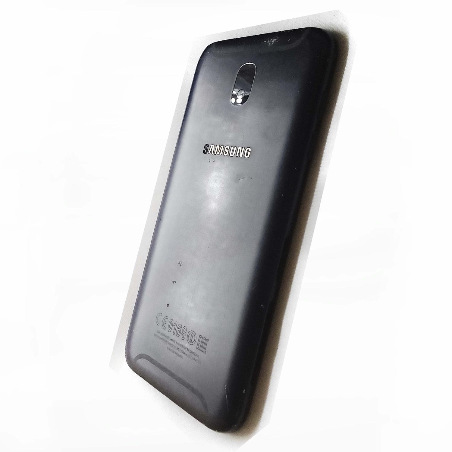Задняя крышка телефона Samsung J530 Galaxy J5 2017 синяя оригинал б/у