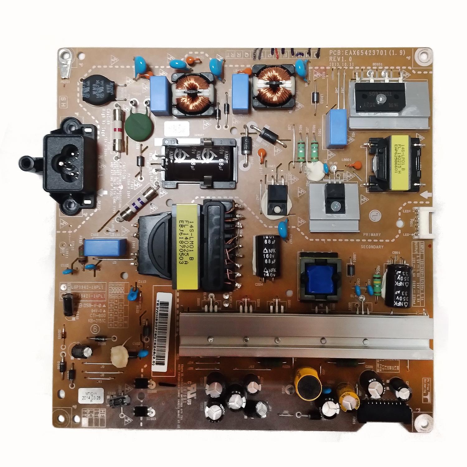 Блок питания EAX65423701 (1.9) телевизора LG 42LB620V, 42LB652V б/у