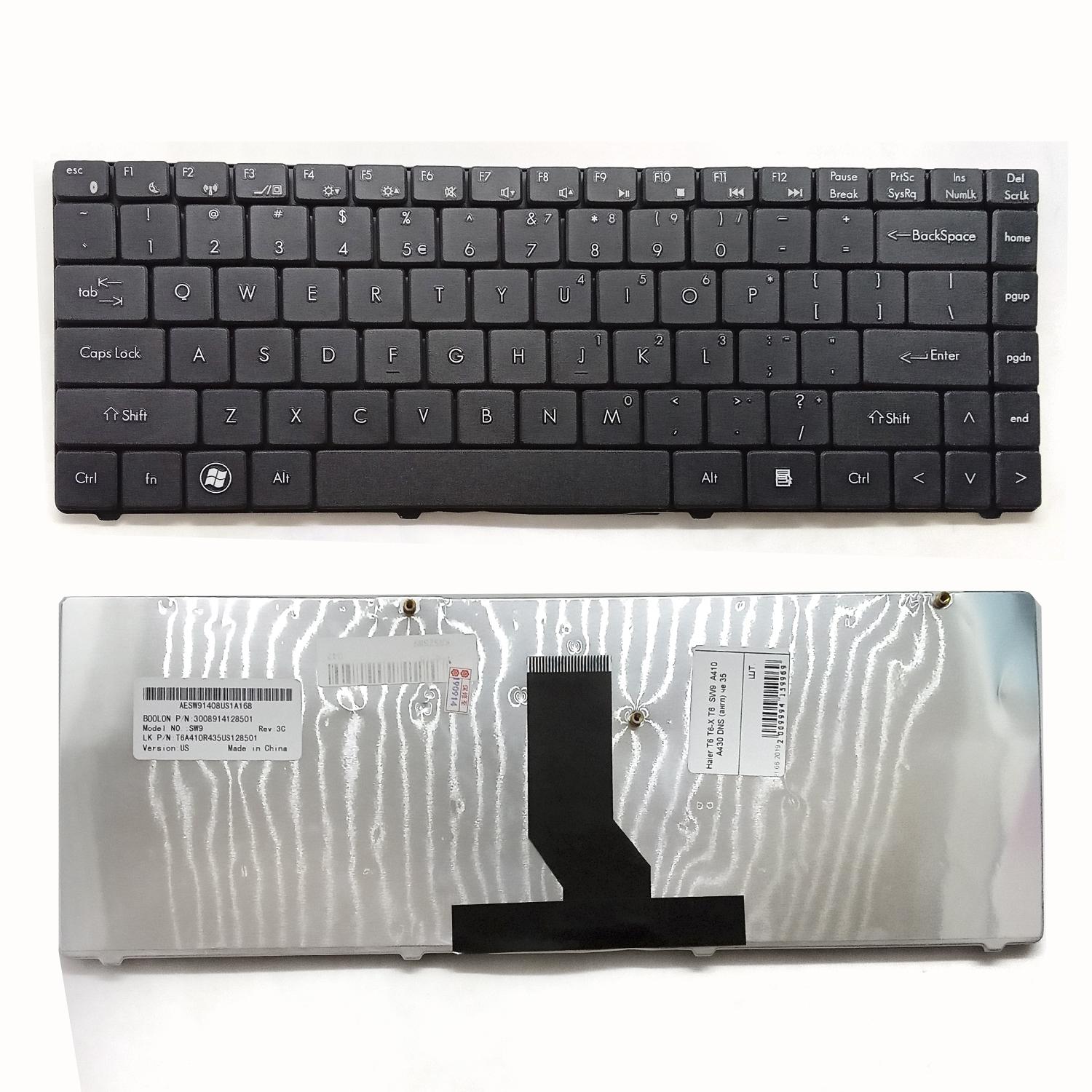 Клавиатура ноутбука Haier T6 T6-X T6  SW9  A410 A430 DNS (англ) че 35