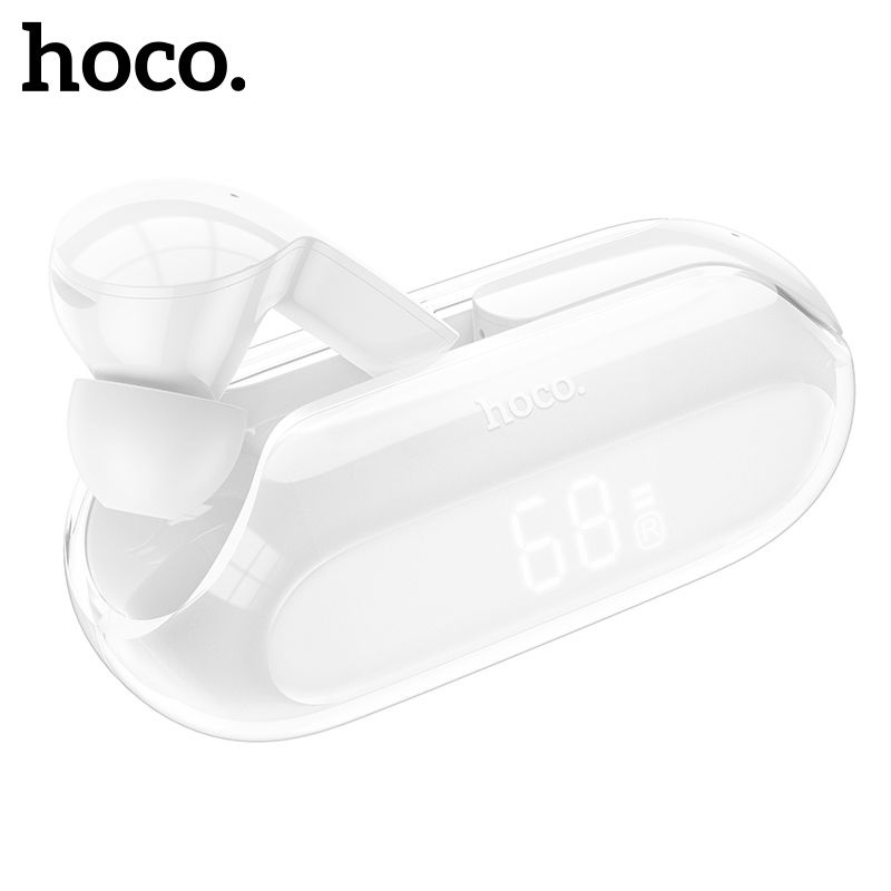 Наушники вакуумные беспроводные HOCO EW39 Bright true wireless ENC BT stereo headset Bluetooth (белы