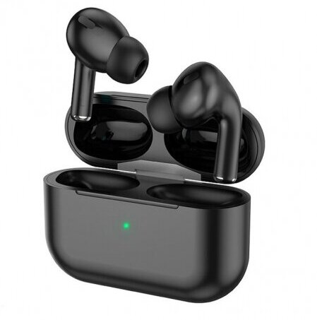 Наушники вакуумные беспроводные HOCO EW51 Crystal wireless stereo headset Bluetooth (черный)
