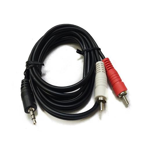 Аудио-кабель Noname 2RCA (тюльпан) -AUX 3.5mm 1.5m