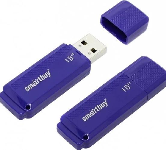 Flash USB 16Gb SmartBuy Dock синий, SB16GBDK-B
