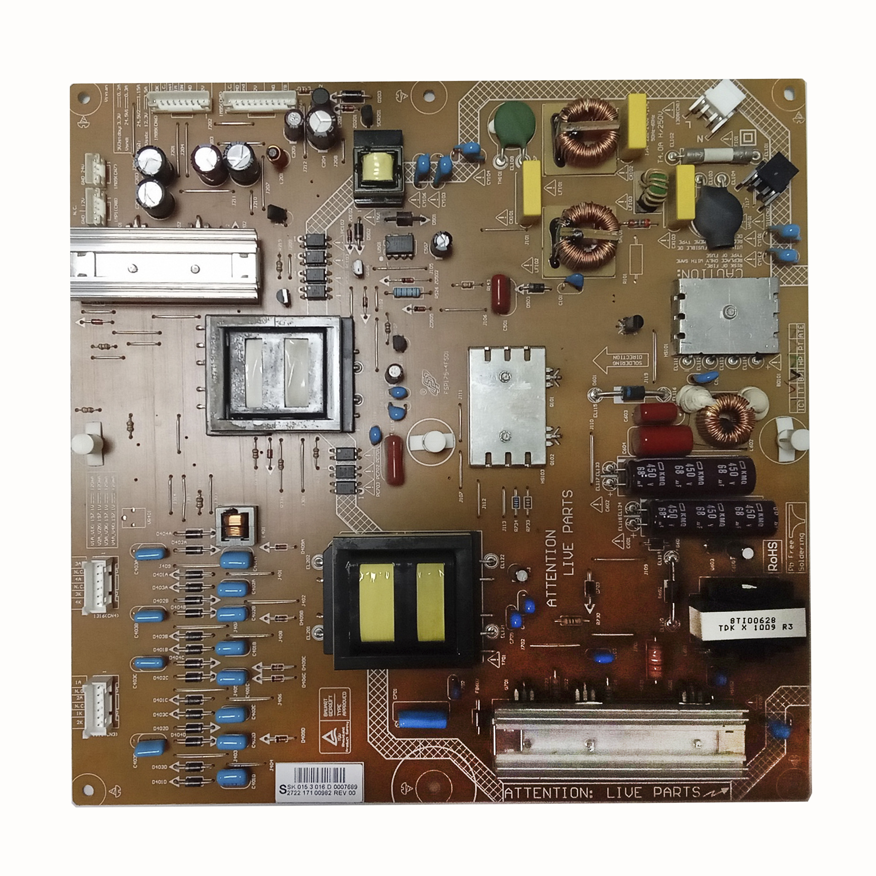 Блок питания FSP175-4FS01 272217190246 телевизора Philips 40PFL6605H/60, 40PFL8505H/60, 40PFL8605H