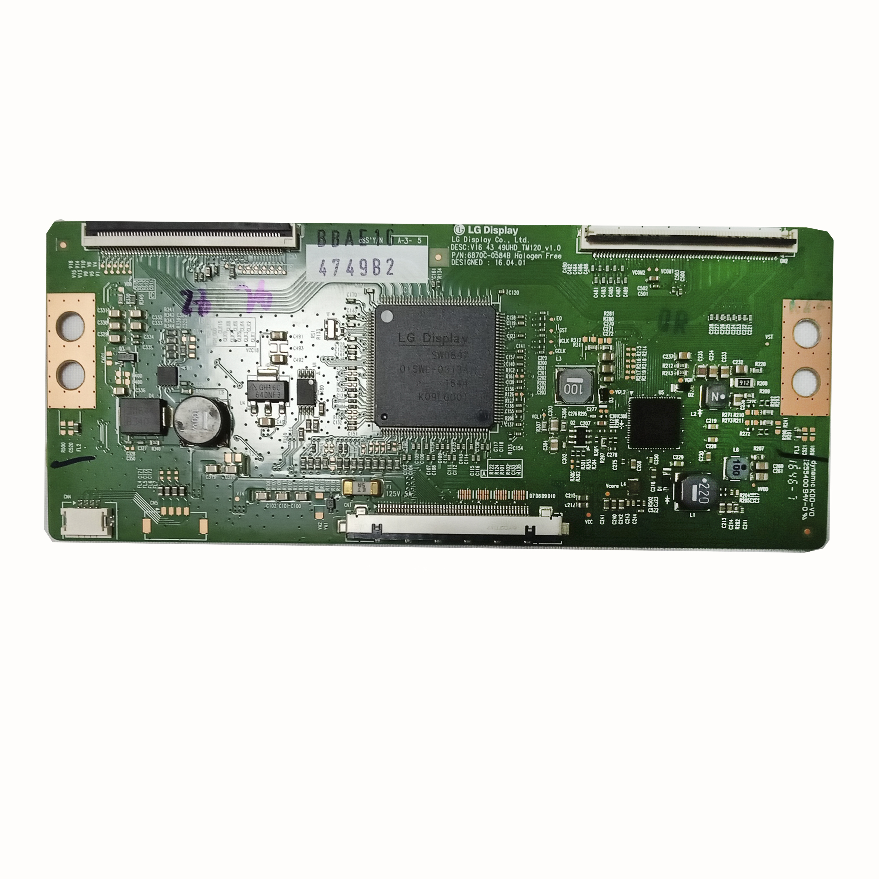 Плата T-Con 6870C-0584B телевизора  LG 49UH603V