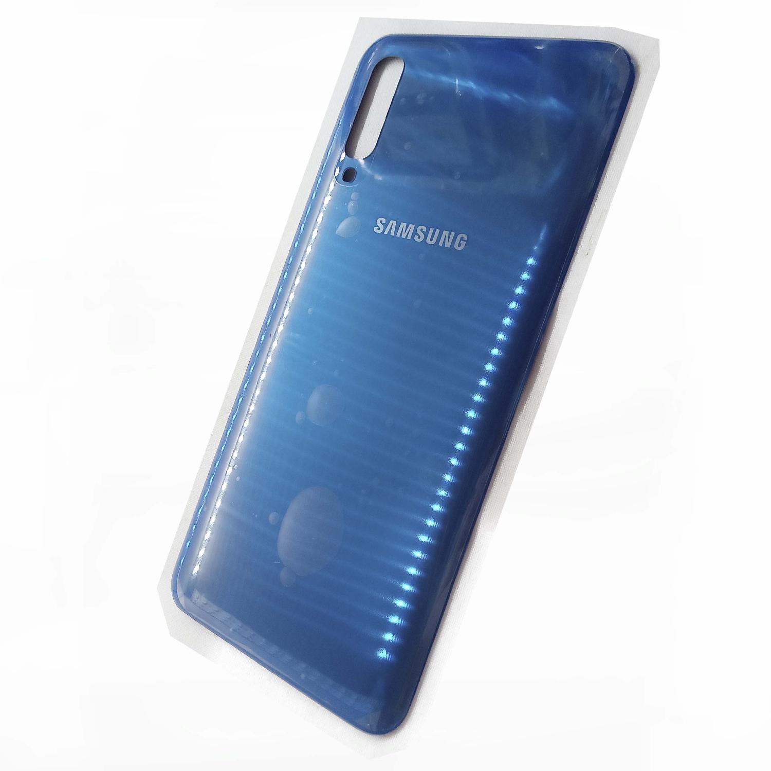 Задняя крышка телефона Samsung A505F Galaxy A50 синяя