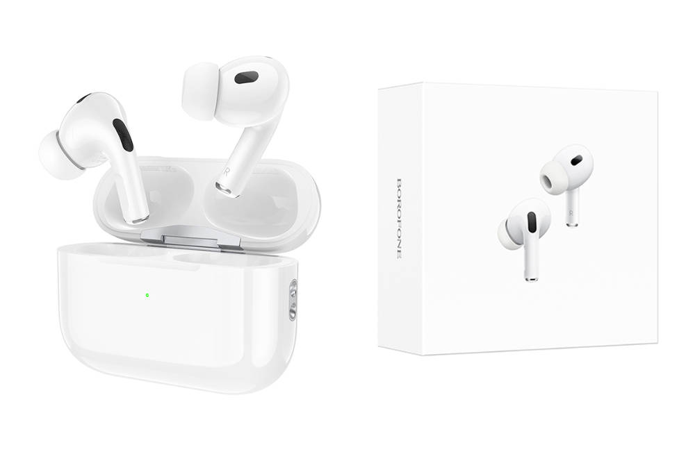 Наушники вакуумные беспроводные BOROFONE BW82 True wireless stereo headset (белый)