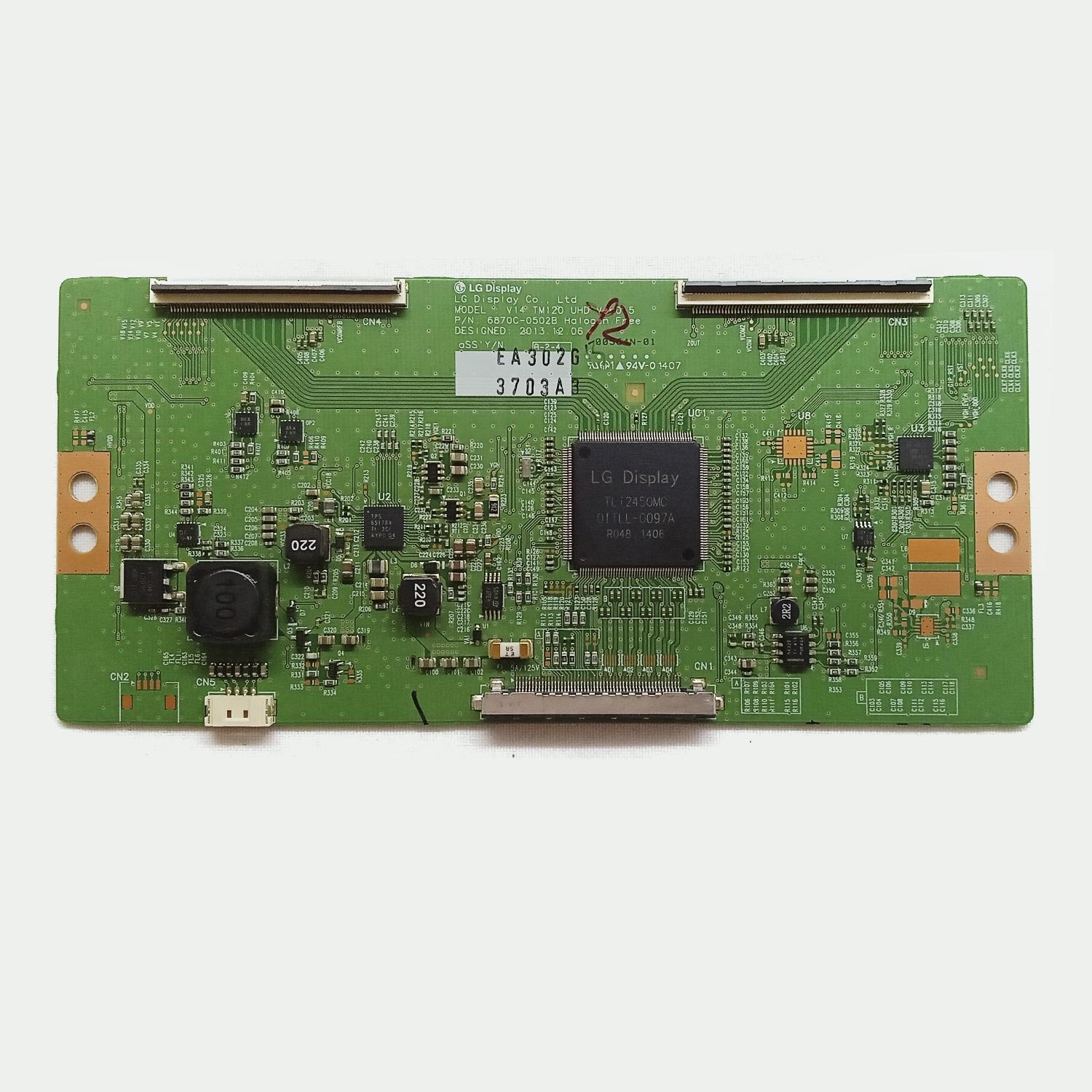 Плата T-Con 6870C-0502B телевизора LG 55UB850V б/у