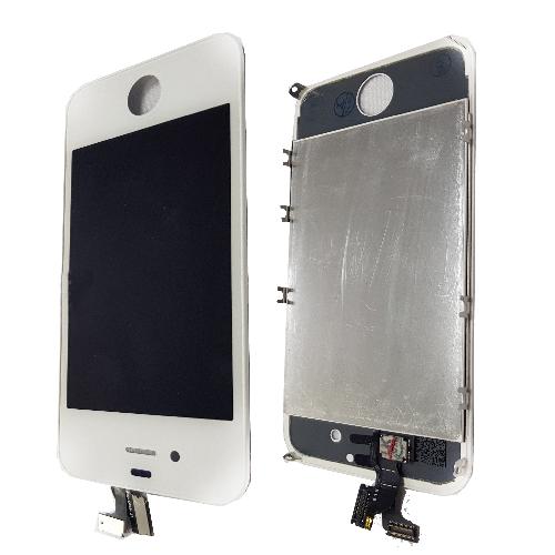 Модуль телефона iPhone 4 (дисплей+ тачскрин) LCD оригинал /замененное стекло  белый
