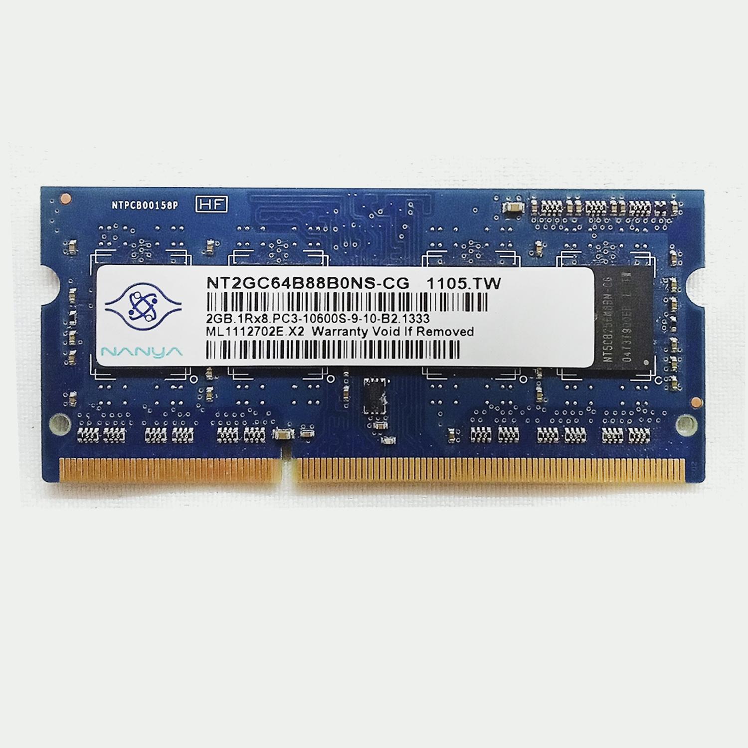 Оперативная память Nanya DDR3 2gb NT2GC64B88B0NS-CG б/у