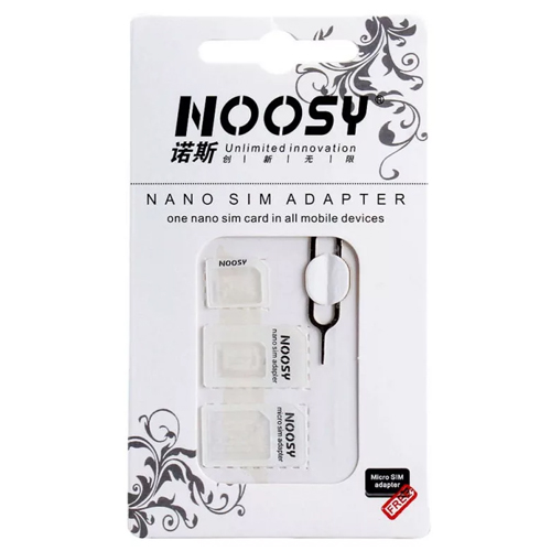 Переходник NOOSY nanosim - microsim - sim