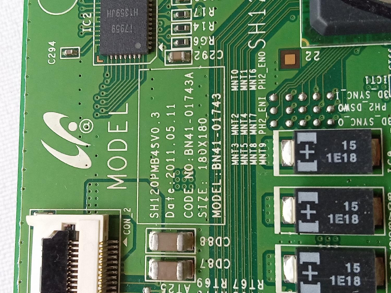 Плата T-Con  BN41-01743A телевизора Samsung UE46D6510WS б/у