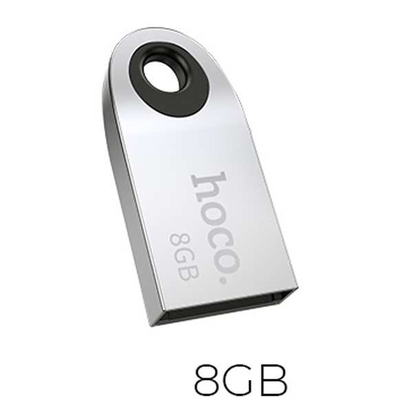 USB-флеш (USB 2.0) 8GB Hoco UD9 Insightful Серебро