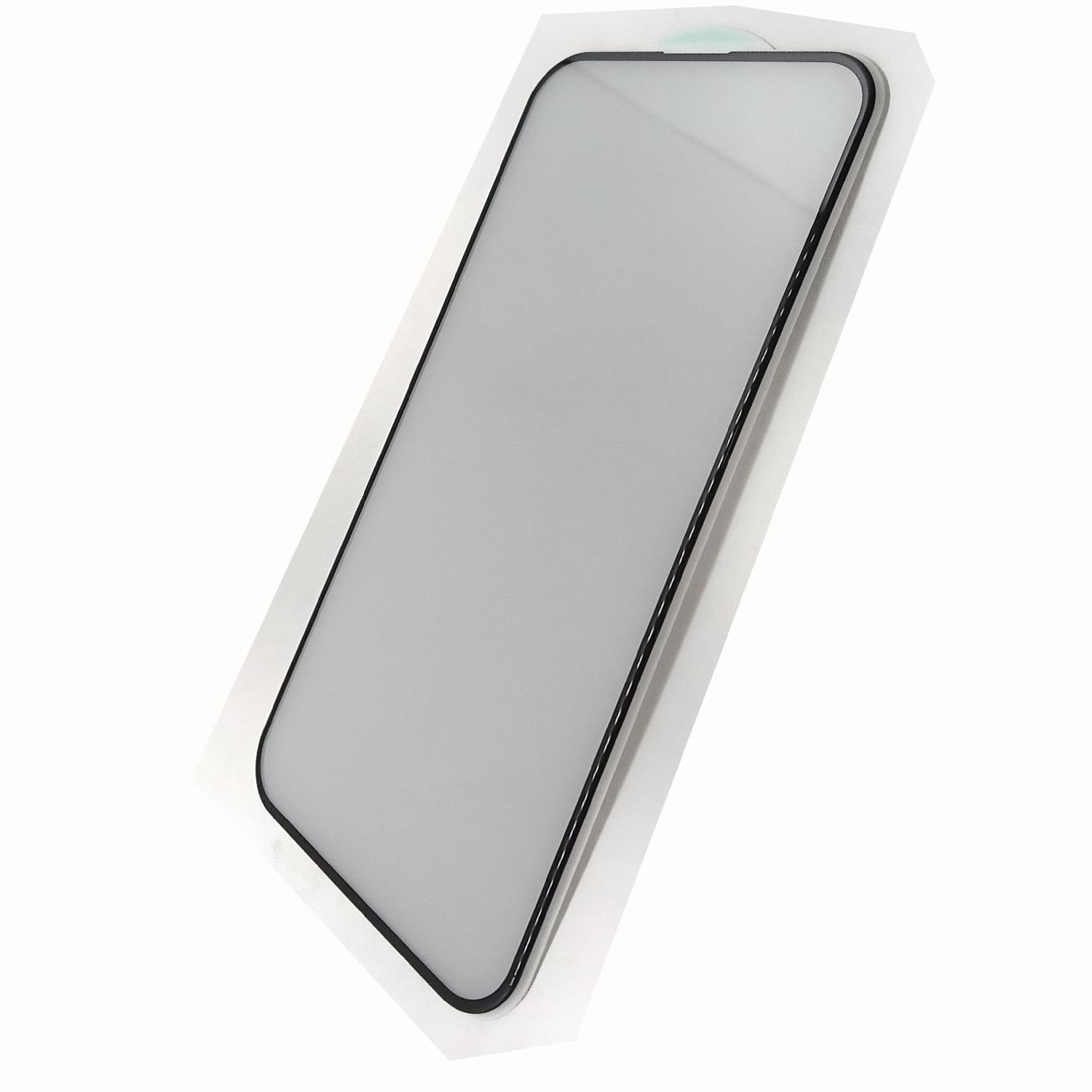 Защитное стекло iPhone 14 Pro Max премиум (черное)