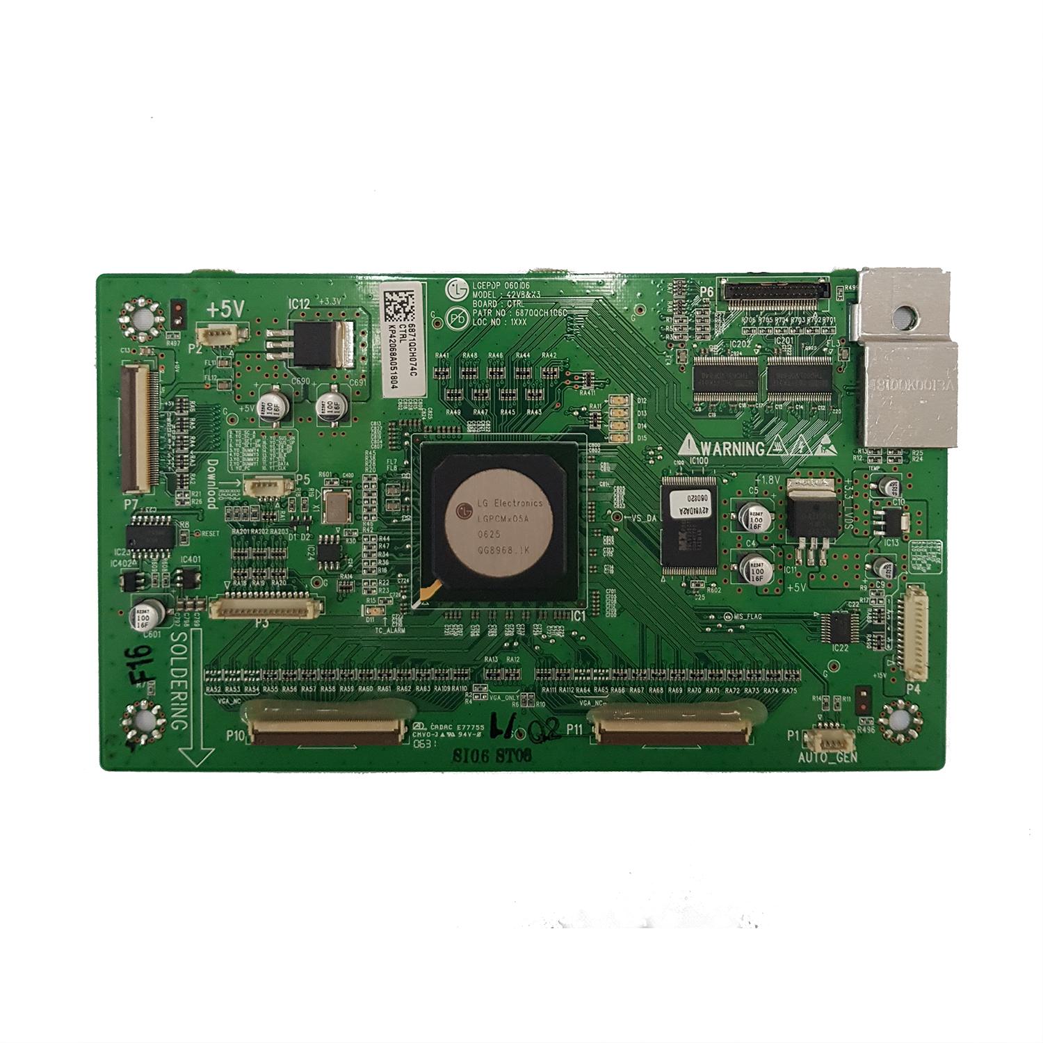 Плата T-Con 6871QCH074C телевизора LG 42PC3RV-ZJ