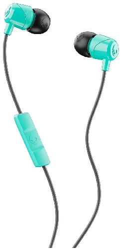 Наушники Skullcandy JIB IN-EAR W/MIC, черно-бирюзовые