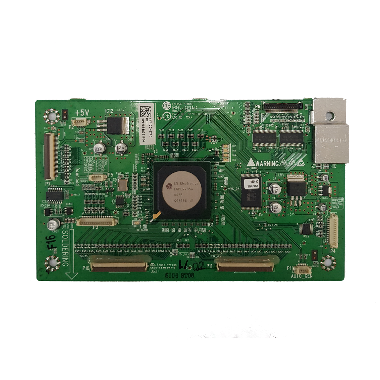 Плата T-Con 6871QCH074C телевизора LG 42PC3RV-ZJ
