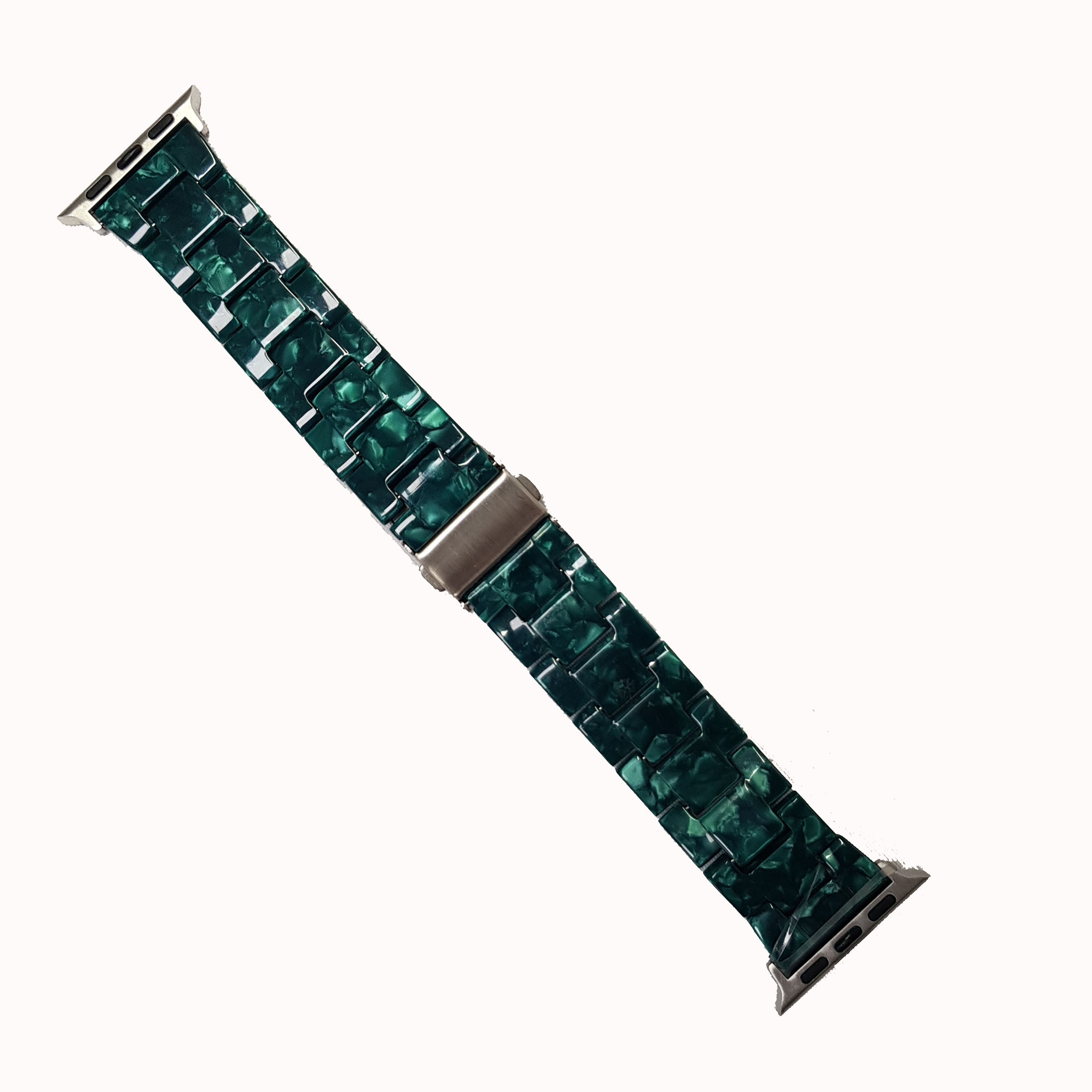 Ремешок Watch Series 38mm/40mm Resin band dumb green treasure #12