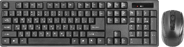Набор кл+мышь Defender C-915 RU B (черн.) (М: 2кн+кол/кн + Кл: 104), USB, б/пров