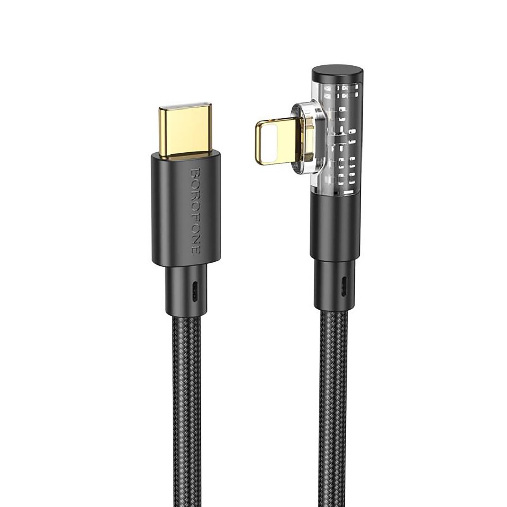 Кабель Type-C - Lightning BOROFONE BU39 PD (черный) 1.2 м