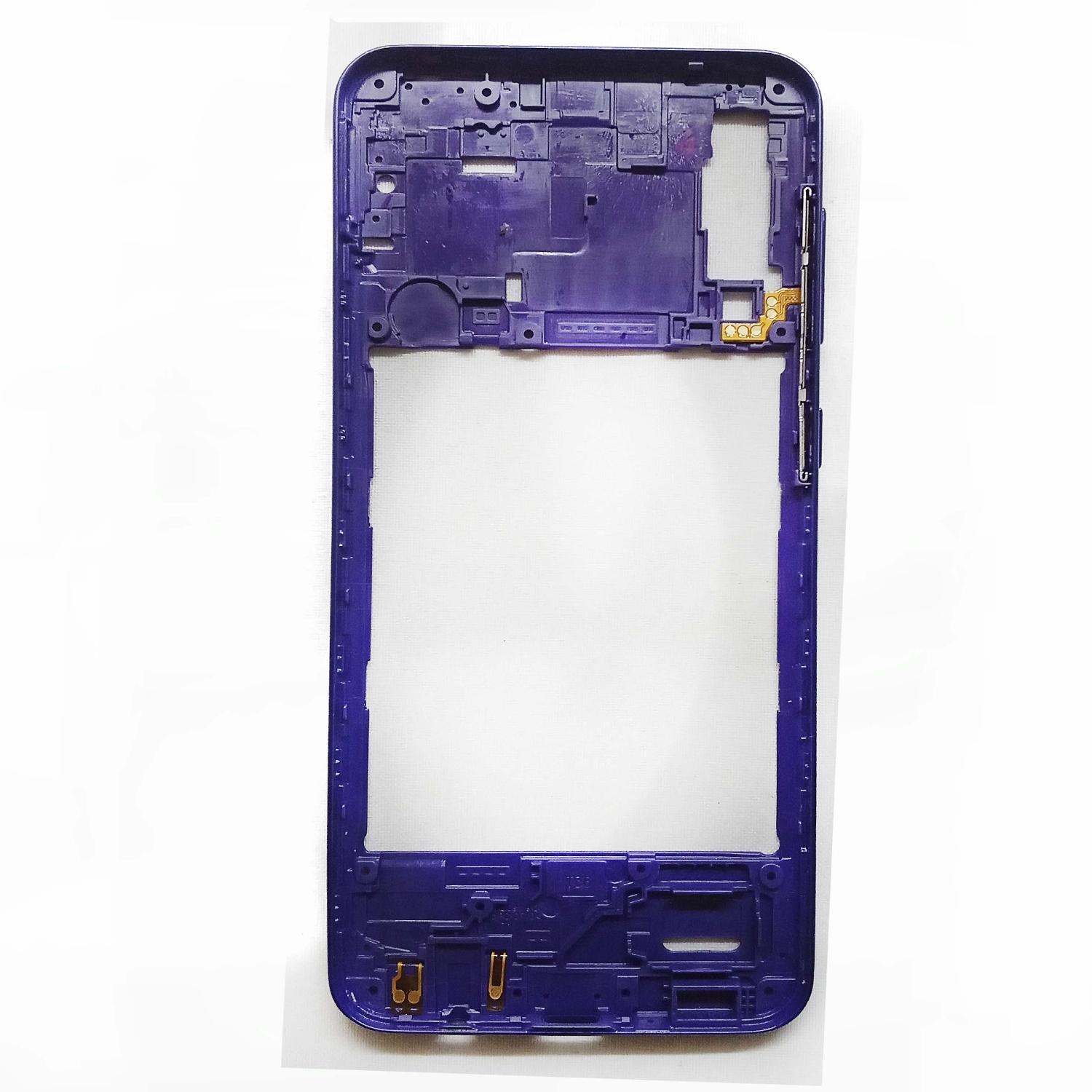 Корпус телефона Samsung A307F Galaxy A30S средняя часть фиолетовая