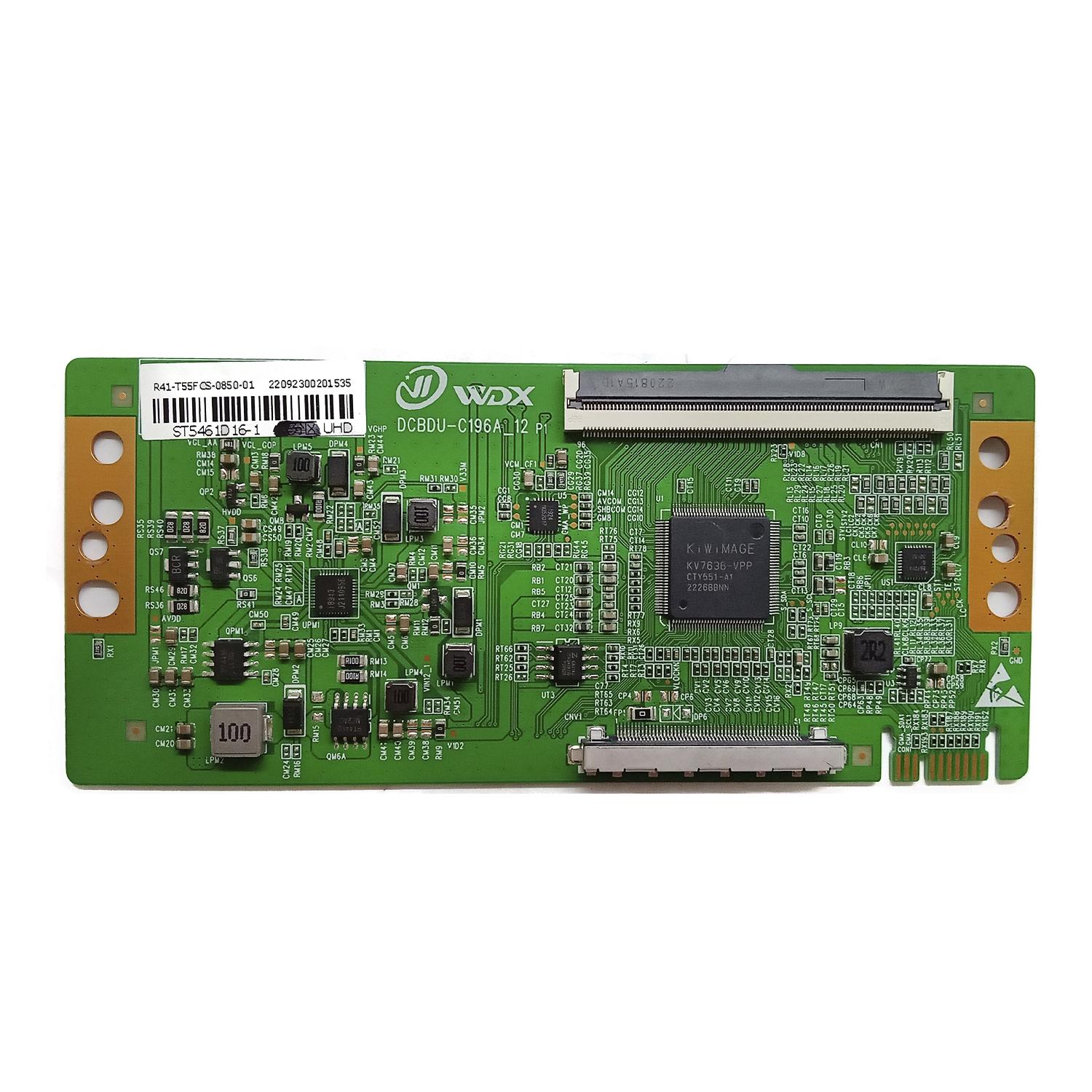 Плата T-CON DCBDU-C196A_12 телевизора Витязь Hi VHIX-55U169MSY б/у