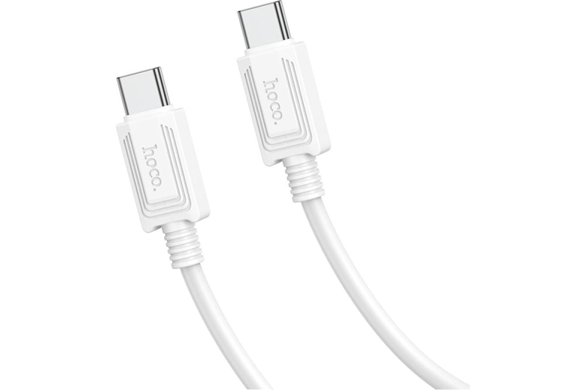 Кабель USB Type-C - USB Type-C HOCO X73 PD60W (белый) 1м