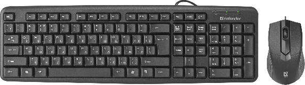 Набор кл+мышь Defender Dakota C-270 B (черн.) (М: 3кн+кол/кн + Кл: 104кн), USB, пров., box-20 45270	