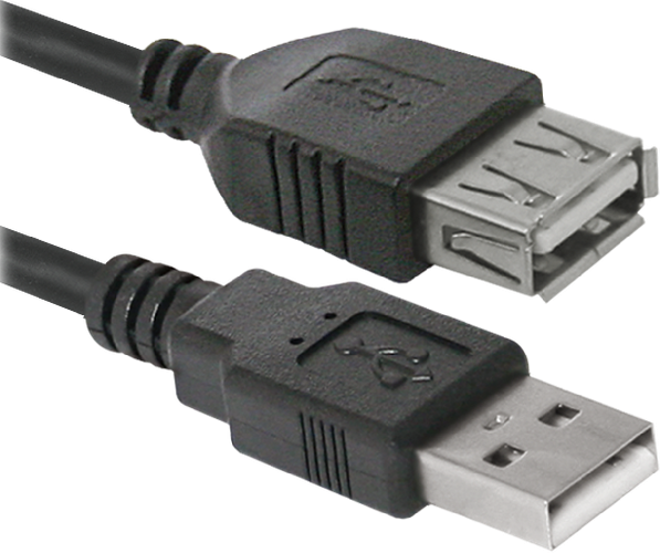 Кабель удлинительный USB2.0 Am-Af 1m