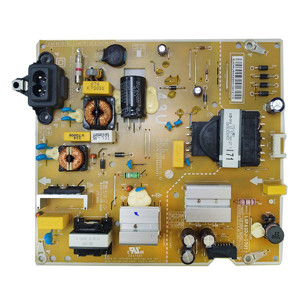 Блок питания EAX67209001 (1.5) телевизора LG 43UK6300PLB б/у