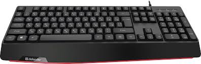 Клавиатура м/медиа Defender Atom HB-546 RU (черный) (104+FN), USB,1,8м