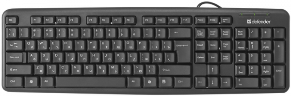 Клавиатура Defender Element HB-520B (черн.), PS/2
