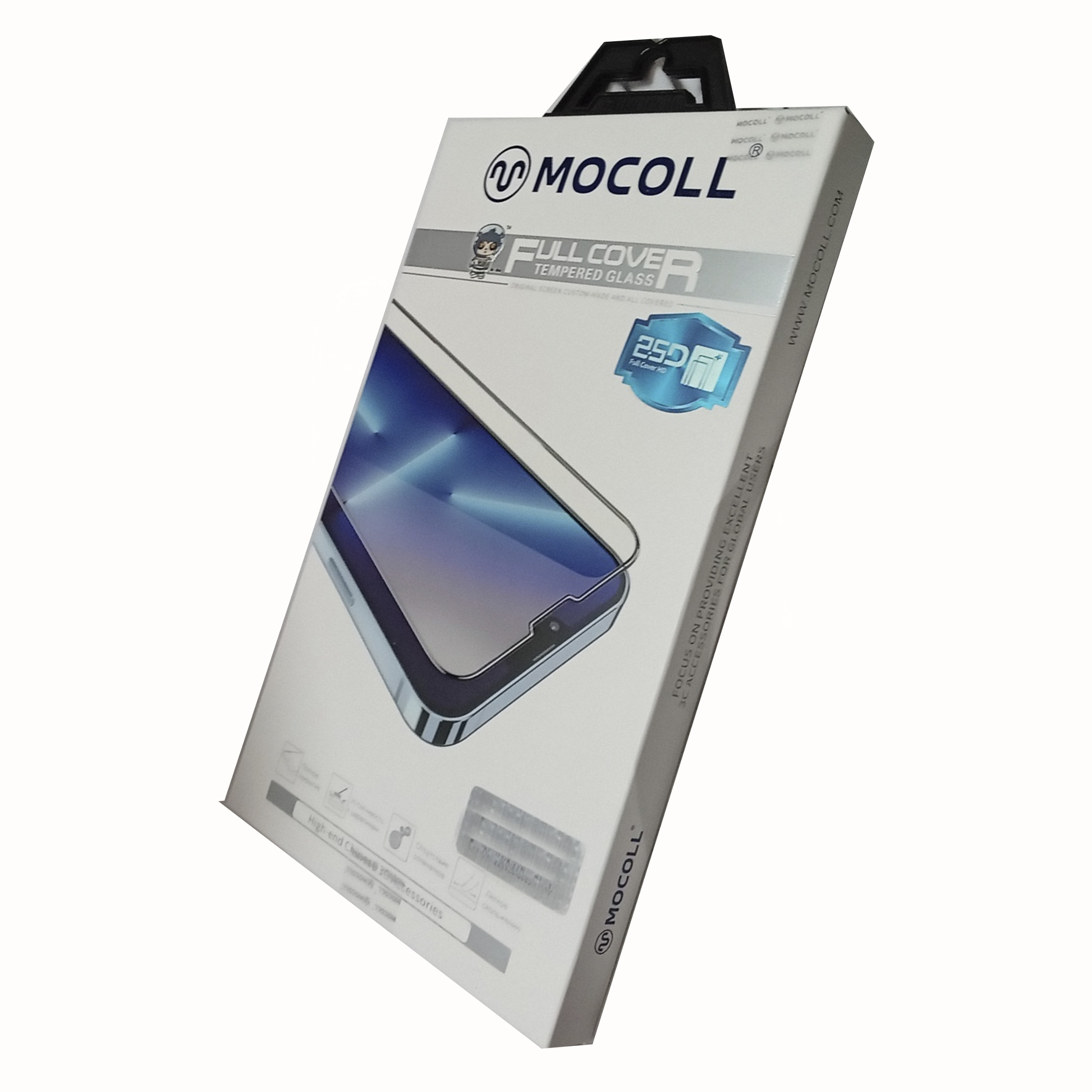 Защитное стекло телефона iPhone 14 Pro Mocoll 2.5D Black